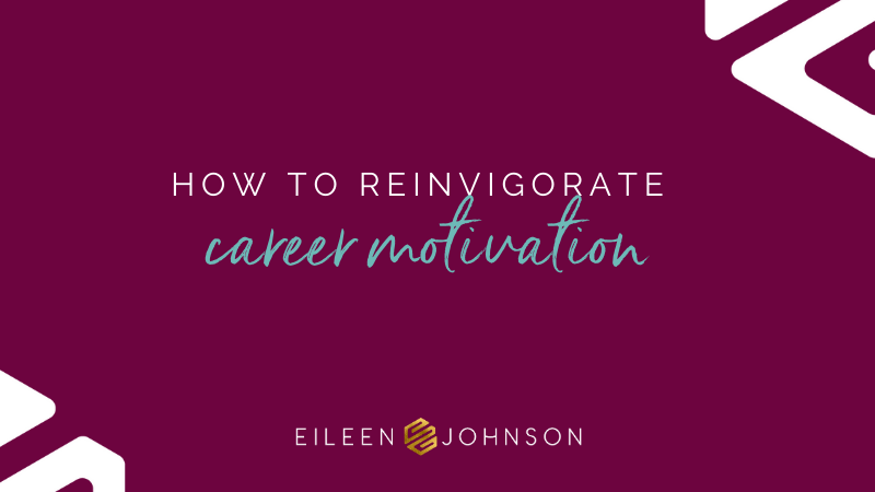 Have you lost all your career motivation? Do you no longer think about advancing your career? Here are some ways to reinvigorate it again.